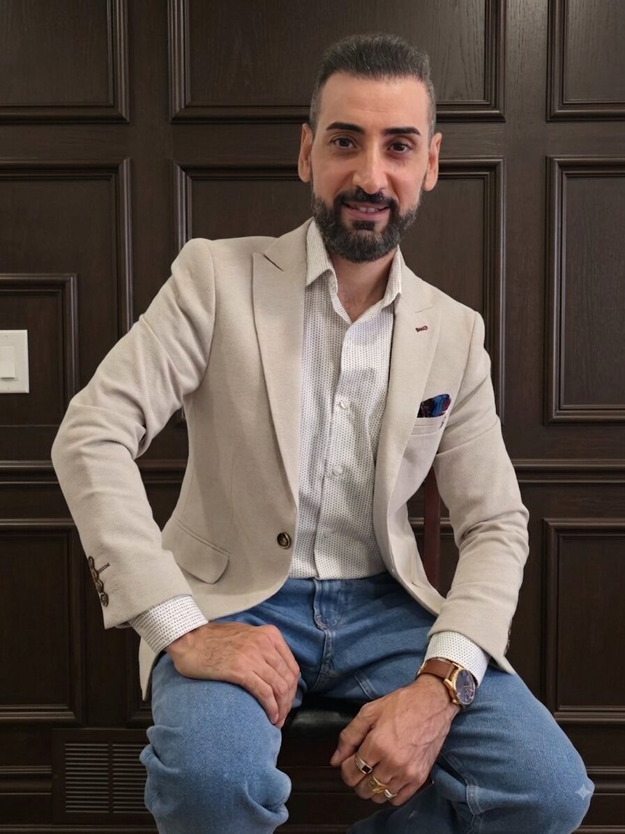 Portrait of Ghassan Ashag, real estate sales representative